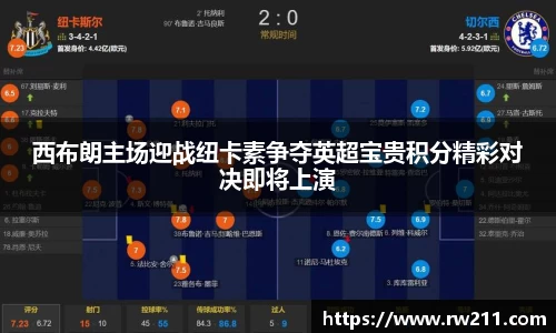 西布朗主场迎战纽卡素争夺英超宝贵积分精彩对决即将上演